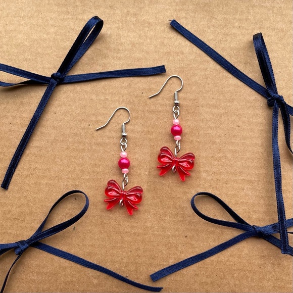 ୨୧ BOW EARRINGS ୨୧ - Picture 5 of 12
